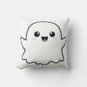 Ghost Halloween T-shirt Kussen (Voorkant)