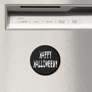 Ghost Halloween Text Magneet