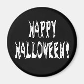 Ghost Halloween Text Magneet (Voorkant)