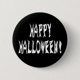 Ghost Halloween Text Ronde Button 5,7 Cm