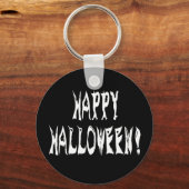 Ghost Halloween Text Sleutelhanger (Voorkant)