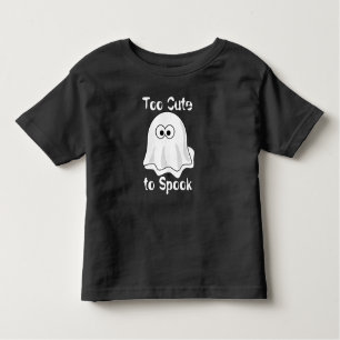 Ghost Halloween "too Cute to Spook" Kinder Shirts