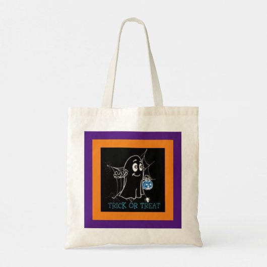 Ghost Halloween Tote Bag (Achterkant)