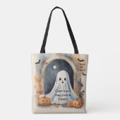Ghost Halloween Trick or treat Snoep Tote Bag (Achterkant)