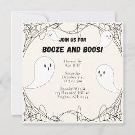  Ghost Halloween Uitnodiging