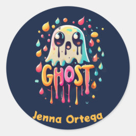 Ghost Halloween - Vampier Vibes Ronde Sticker