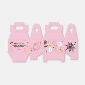 Ghost Halloween Verjaardag Roze Spooktacular Party Bedankdoosjes (Uitgevouwen)