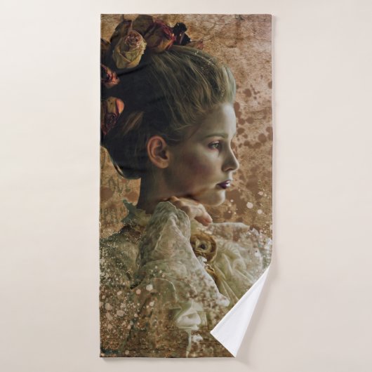 Ghost halloween vrouw badhanddoek (Badhanddoek)