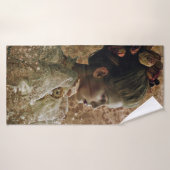 Ghost halloween vrouw badhanddoek (Badhanddoek)