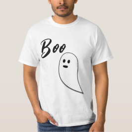 Ghost Halloween zwart wit boek T-shirt