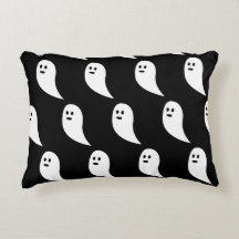 Ghost Halloween zwart wit schattig patroon