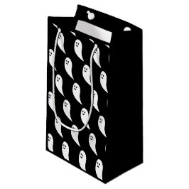 Ghost Halloween zwart wit schattig patroon Klein Cadeauzakje