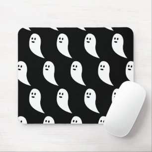 Ghost Halloween zwart wit schattig patroon Muismat