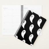 Ghost Halloween zwart wit schattig patroon Planner (Display)