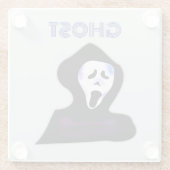 GHOST HALWEEN GLAZEN ONDERZETTER (Achterkant)