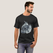 Ghost Hannya Mask Tattoo Design T-shirt (Voorkant volledig)