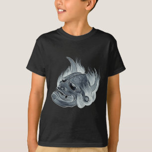 Ghost Hannya Mask Tattoo Design T-shirt