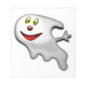GHOST "HAPPY HALLOWEEN" NOTITIEBLOK (Voorkant)