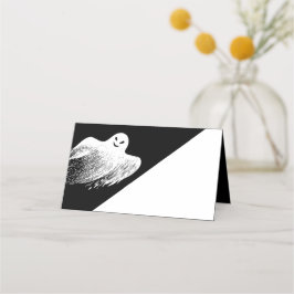 Ghost Happy Halloween Party Naam Plaats Kaart Plaatskaartje