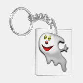 GHOST "HAPPY HALLOWEEN" SLEUTELHANGER (Voorkant Links)