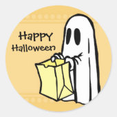 Ghost Happy Halloween Stickers (Voorkant)