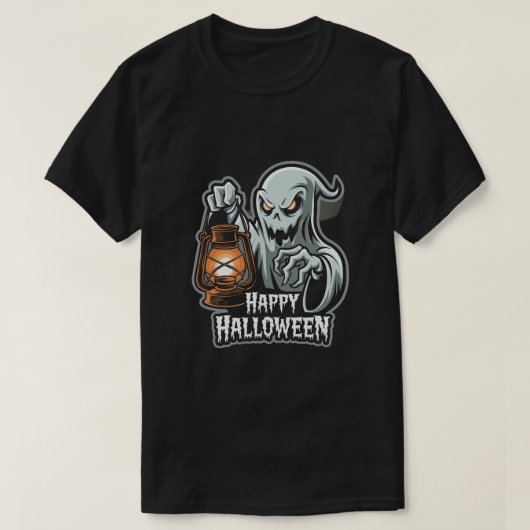 Ghost: Happy Halloween T-shirt (Design voorkant)