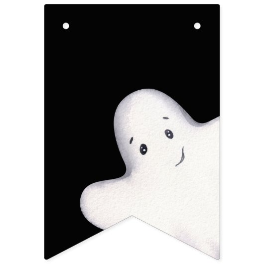 Ghost Happy Halloween Vlaggetjes (Eerste vlag)