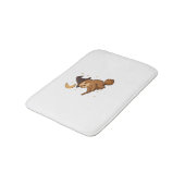 Ghost Hedgehog Librarian - Schattigee Halloween Badmat (Gekanteld)