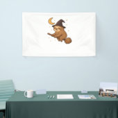 Ghost Hedgehog Librarian - Schattigee Halloween Spandoek (Beurs)