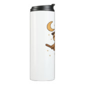 Ghost Hedgehog Librarian - Schattigee Halloween Thermosbeker (Gedraaid links)