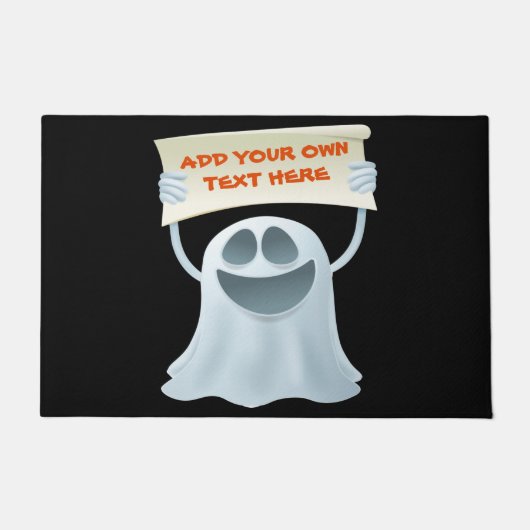 Ghost holding text deurmat (Voorkant)