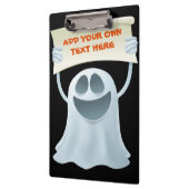 Ghost holding text klembord (Links)