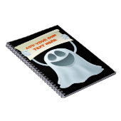 Ghost holding text notitieboek (Rechterzijde)