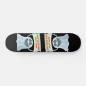 Ghost holding text persoonlijk skateboard (Horizontaal)