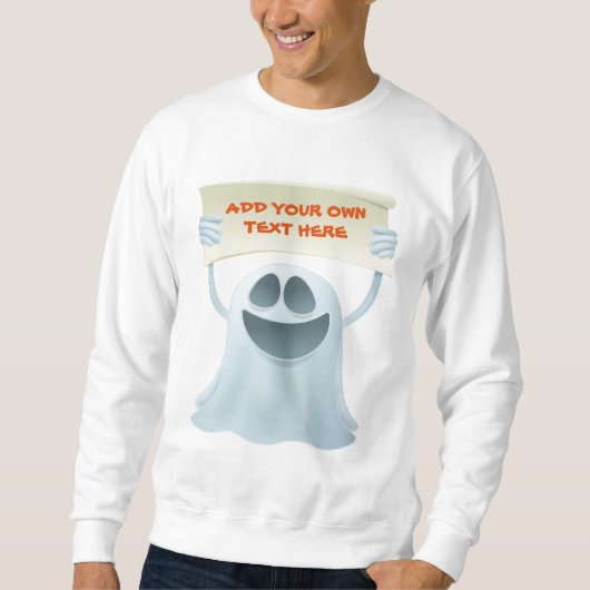 Ghost holding text trui (Voorkant)
