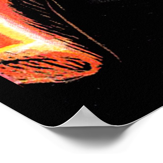 Ghost  Horror Comics Lady in Gellow Poster (Hoek)