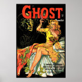 Ghost  Horror Comics Lady in Gellow Poster (Voorkant)
