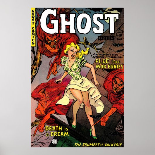 Ghost Horror Comics Red Ghouls Poster (Voorkant)