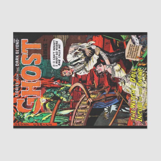 Ghost  Horror Comics Witch's Call Decoupage Tissuepapier (Voorkant)