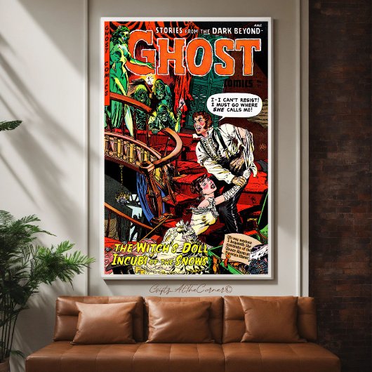 Ghost  Horror Comics Witch's Call Poster