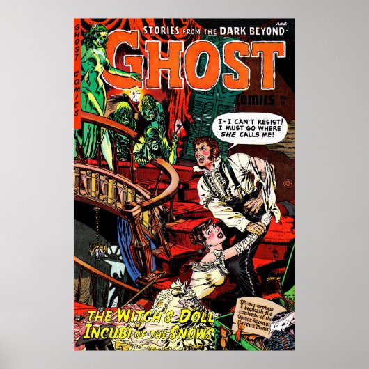 Ghost  Horror Comics Witch's Call Poster (Voorkant)