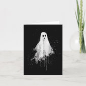 Ghost Horror Spooky Enge Halloween Gothic Alt Ghou Kaart (Voorkant)