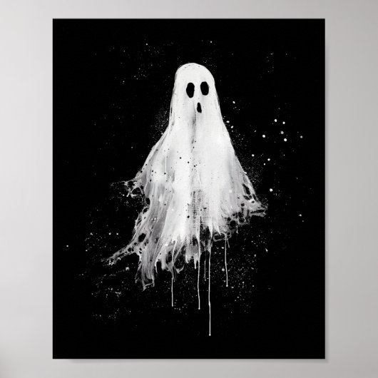 Ghost Horror Spooky Enge Halloween Gothic Alt Ghou Poster (Voorkant)