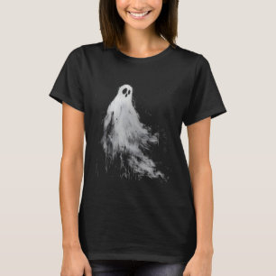Ghost Horror Spooky Scary Halloween Grunge Aesthet T-shirt