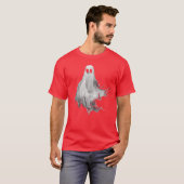 Ghost Horror Spooky Spirit Scary Halloween Goth Ae T-shirt (Voorkant volledig)