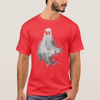 Ghost Horror Spooky Spirit Scary Halloween Goth Ae T-shirt