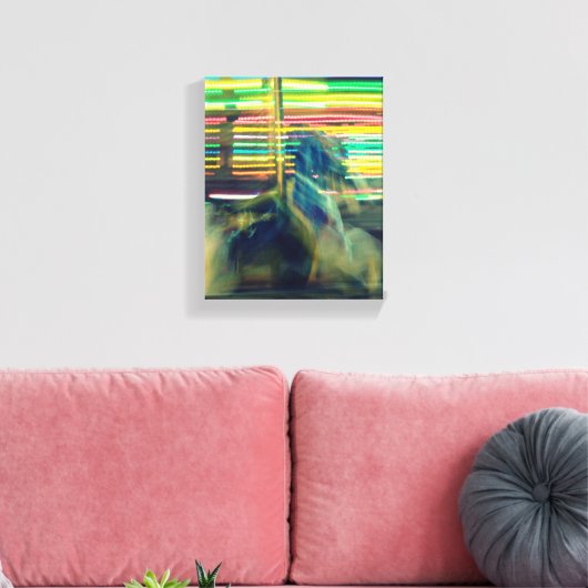 Ghost Horse Canvas Afdruk (Insitu (Woonkamer))