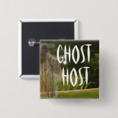 GHOST HOST-BUTTON VIERKANTE BUTTON 5,1 CM (Voorkant /achterkant)