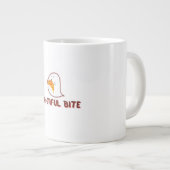 Ghost houdt van pizza grote koffiekop (Voorkant rechts)