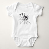 Ghost House Halloween Baby shower Romper (Voorkant)